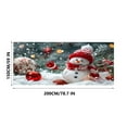 thumbnail image 2 of Fwttom Christmas Garage Door Cover Decorations - Snowflakes & Christmas Balls Banner Garage Door Decor Outdoor Indoor for Xmas Holiday,, 2 of 5