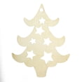 thumbnail image 1 of 10pcs Árbol de Navidad de Etiquetas de Artesanales Adornos Forma de Estrella Soledad Etiquetas de madera, 1 of 9