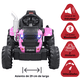 thumbnail image 3 of Montable Electrico para Niños Tractor de Granja con Batería 12v Control Remoto Luz y Sonido Bluetooth - Rosa, 3 of 7