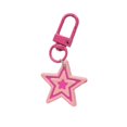 thumbnail image 5 of Star Key Chain Pentagram Key Chain Star Pendant Lovers' Schoolbag Pendant> J6G8, 5 of 5