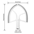 thumbnail image 3 of Beater Flex Edge Mixer Flat Attachments Plastic Accessories Kitchen Replacement for KitchenAid 5-Quart, 3 of 9
