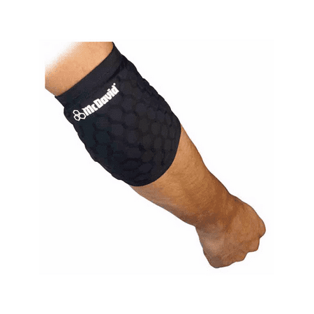 Mcdavid Foam Elbow Pads - McDavid Classic Logo 6515 CL Hex Knee / Elbow Pads / Pair - Black - Medium