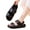 Black, variant on Slippers For Women Cushioned Thick Sole Open Toe Lightweight Comfy Slides Shoes Shower Work Sandals Daily Wear Beige 36