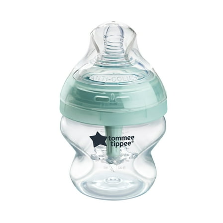 Tommee Tippee Advanced Anti-Colic Bottle, 5oz, Slow & Medium Flow Nipples, Breast-Like, Vented Anti-Colic Wand, 1 Pack