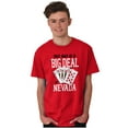thumbnail image 3 of Funny Poker Hand Nevada NV Tourism Men's Big & Tall Crewneck Graphic Tee Brisco Brands 2X, 3 of 5