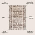 thumbnail image 4 of JONATHAN Y MOROCCAN HYPE 5 x 8 Area Rug, Amanar Tribal Geometric - Brown/Ivory, MOH503A-5, 4 of 10