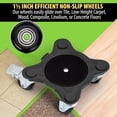 thumbnail image 4 of Furniture Movers with Wheels - Set of 4 Heavy Duty Furniture Lifter Tool with 2000 lbs Load Capacity, Easy Sliders Dolly for Moving Appliances, Sofa, Cabinet, and Piano etc (6.3×6.3IN), 4 of 6