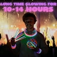 thumbnail image 3 of 468 Pcs Glow Sticks, 8" Glow in the Dark Sticks Glow with Necklaces and Bracelets Connectors, Light-up Glowsticks Birthday Easter Halloween Party Favors, 3 of 10