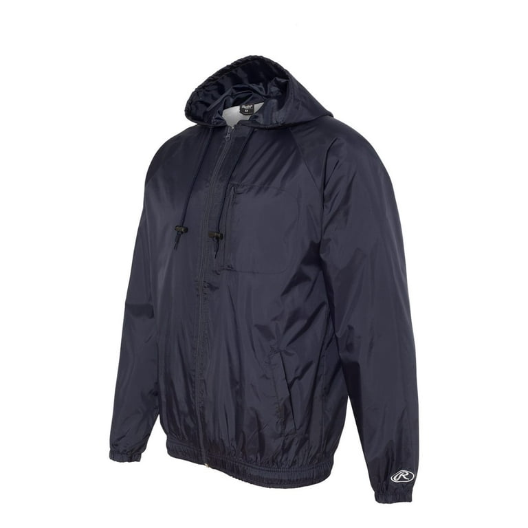 Rawlings New Men IWPF Full Zip Hooded Wind Jacket Walmart