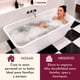 thumbnail image 4 of Tina Baño Fibra Vidrio Premium Bañera Lujo Rectangular 280l 172x77x62 Cm, 4 of 8
