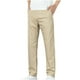 thumbnail image 2 of Pantalones largos de hombre con cremallera, rectos, de seda de hielo, elásticos, informales, de negocios, de poliéster, 2 of 7