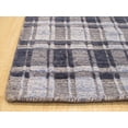 thumbnail image 4 of Blue Modern Harmony Handmade Bamboo Silk Rug, 4 of 6