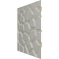 thumbnail image 4 of Ekena Millwork 19 5/8"W x 19 5/8"H Dublin EnduraWall Decorative 3D Wall Panel, Bright Coat Gold (Covers 2.67 Sq. Ft.), 4 of 6