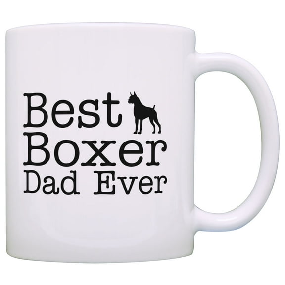 ThisWear Dog Lover Gifts Best Boxer Dad Ever Pet Owner Rescue 11 ounce Coffee Mug