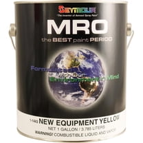 Seymour of Sycamore 1-1443 1 gal Mro Industrial Coatings Enamel Paint, New Equipment Yellow - Pack of 4