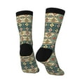 thumbnail image 3 of Goofa Traditional Tribal Aztec1 Printed Men's Crew Socks, Soft Durable Breathable Moisture-Wicking with Odor Control Cotton socks, 3 of 9