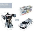 thumbnail image 7 of Toy Cars for Toddlers, Deformation Robot Cars Toys for Kids Boys, Birthday Christmas Gifts for 1-8 Years Old Boys, Gray, 7 of 7
