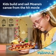 thumbnail image 4 of LEGO Disney Moana's Adventure Canoe Building Toy Set - Pretend Play Toy Boat for Kids, Girls & Boys, Ages 6+ - Disney Gift Idea for Fans of Moana - 43270, 4 of 9