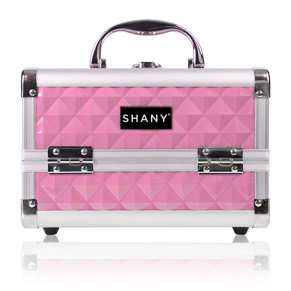 pink makeup train case