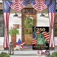 thumbnail image 6 of Sm:)e The Statue of Liberty 250th Anniversary American Patriotic July 4th Garden Flag 12x18 Inch, Double Sided, 6 of 8