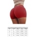 thumbnail image 4 of Greeniant Pantalones cortos deportivos sexys para mujer, pantalones de yoga elásticos ajustados para entrenamiento en gimnasio Uniforme atlético rojo XL, 4 of 6