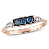 Everly Women's Diamond 10K Rose Gold Engagement Ring