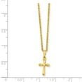 thumbnail image 2 of Pendentif pendentif Religieux Or Petite Croix Ronde 18 Pouces, 2 of 6