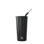 S'ip by S'well Vacuum Insulated Stainless Steel Takeaway Tumbler, Black Licorice, 24 oz