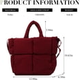 thumbnail image 3 of MMYGU Tote Bag, Puffy Purse Crossbody Bags for Women Lightweight Down Cotton Padded Tote Bag, 3 of 7