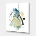 thumbnail image 3 of Designart ' Mountain Moon With Gouache Of Abstract Landscape ' Modern Canvas Wall Art Print, 3 of 4