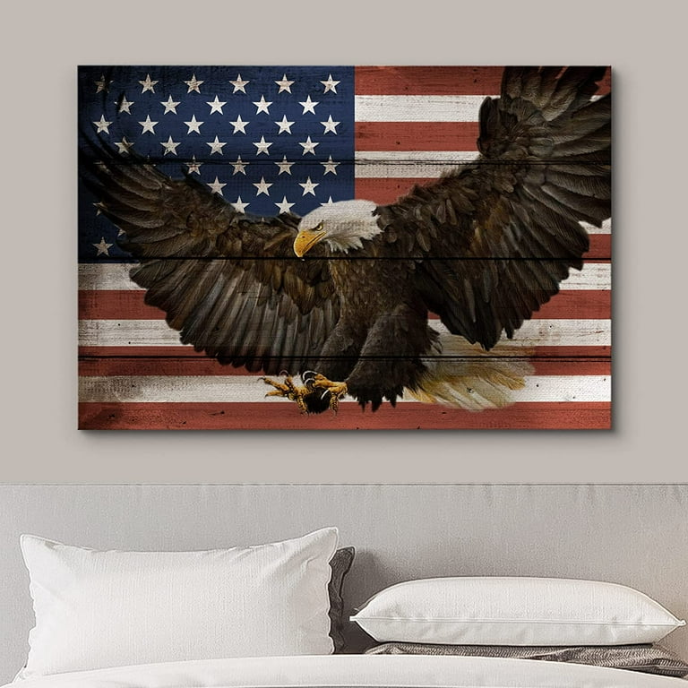 Patriotic Eagle Artwork