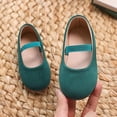 thumbnail image 4 of Toddler Girls Princess Flat Shoes, Non Slip Soft Comfort Sole Slip On Lightweight Dress Footwear for Everyday Use Green 2 Years, 4 of 7