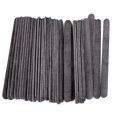 thumbnail image 2 of CraftySticks- 50 Pack Black Popsicle Sticks for Crafts, 4.5 Inch Wooden Craft Sticks 3/8 inch Wide for Kids Crafts,STEM Supply and DIY Art Supplies, 2 of 5
