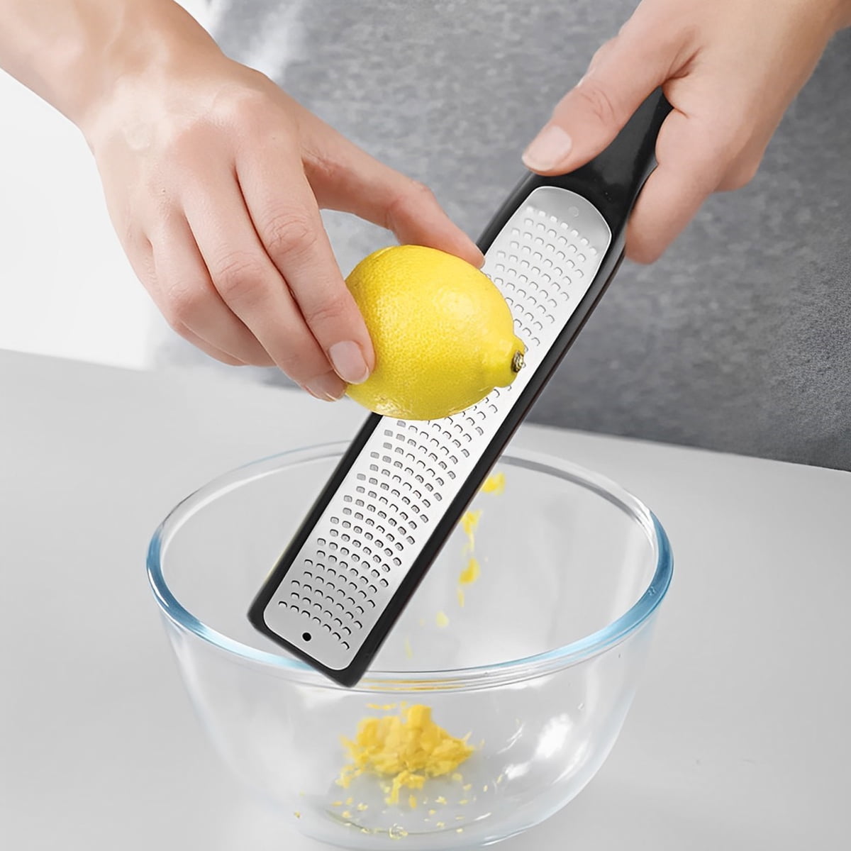  Experience the Best of Both Worlds with our Soft Touch Handle  Lemon Zester and Cheese Grater - Ideal for Shredding Cheese and Zesting  Citrus with Ease! : Home & Kitchen