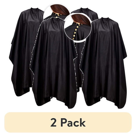 (2 pack) Magicfly Hair Cutting Capes, Water-resistant & Antistatic Salon Haircut Capes with Snap Closure for Styling Barber & Home Use & , 57x67 Inches, Pack of 2