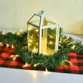thumbnail image 5 of 16.5FT Artificial Christmas Garland with LED String Lights Battery Operated Greenery Garland for Indoor Outdoor Stair Railing Mantle Home Holiday Party Wedding Xmas Decorations(Batteries Not Included, 5 of 6