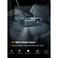 thumbnail image 2 of Cámara Dash Cam 4K Frontal con WiFi 5G Integrado Tarjeta de 64GB Incluida Visión Nocturna Superior Grabación en Bucle Sensor G y Monitor de Estacionamiento 24H Soporta hasta 256GB, 2 of 7