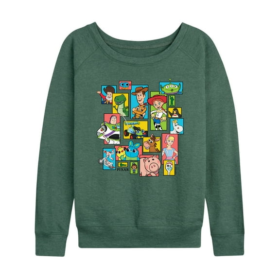 Toy Story 4 - Buzz, Woody, And Friends - Women's French Terry Long Sleeve Pullover