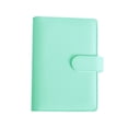 thumbnail image 1 of Notepad Cover A6 Notebook Binder Budget Planner Organizer Durable Office School Supplies A6 Leather PU File Folder, 1 of 5