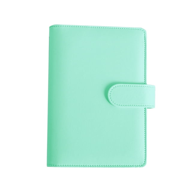 Notepad Cover A6 Notebook Binder Budget Planner Organizer Durable Office School Supplies A6 Leather PU File Folder