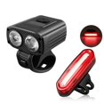 thumbnail image 1 of USB Rechargeable Bike Headlight LED Front Lamp for Night Cycling MTB Road Bikes, 1 of 7
