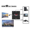 thumbnail image 3 of Compatible Switch 1080P 3 Input 1 Output Mini 3 Port Switches VIdeo Switcher Selector Hub, 3 of 7