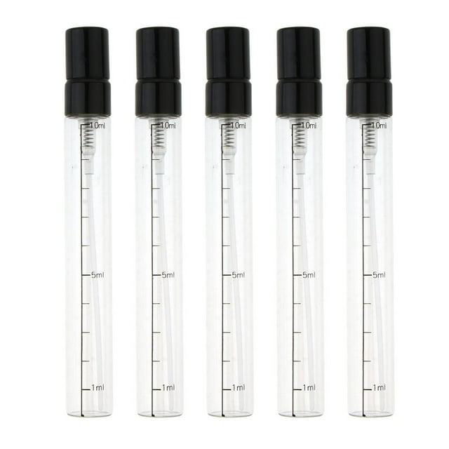 Botella de perfume vacía Zulema 10 ml Negro