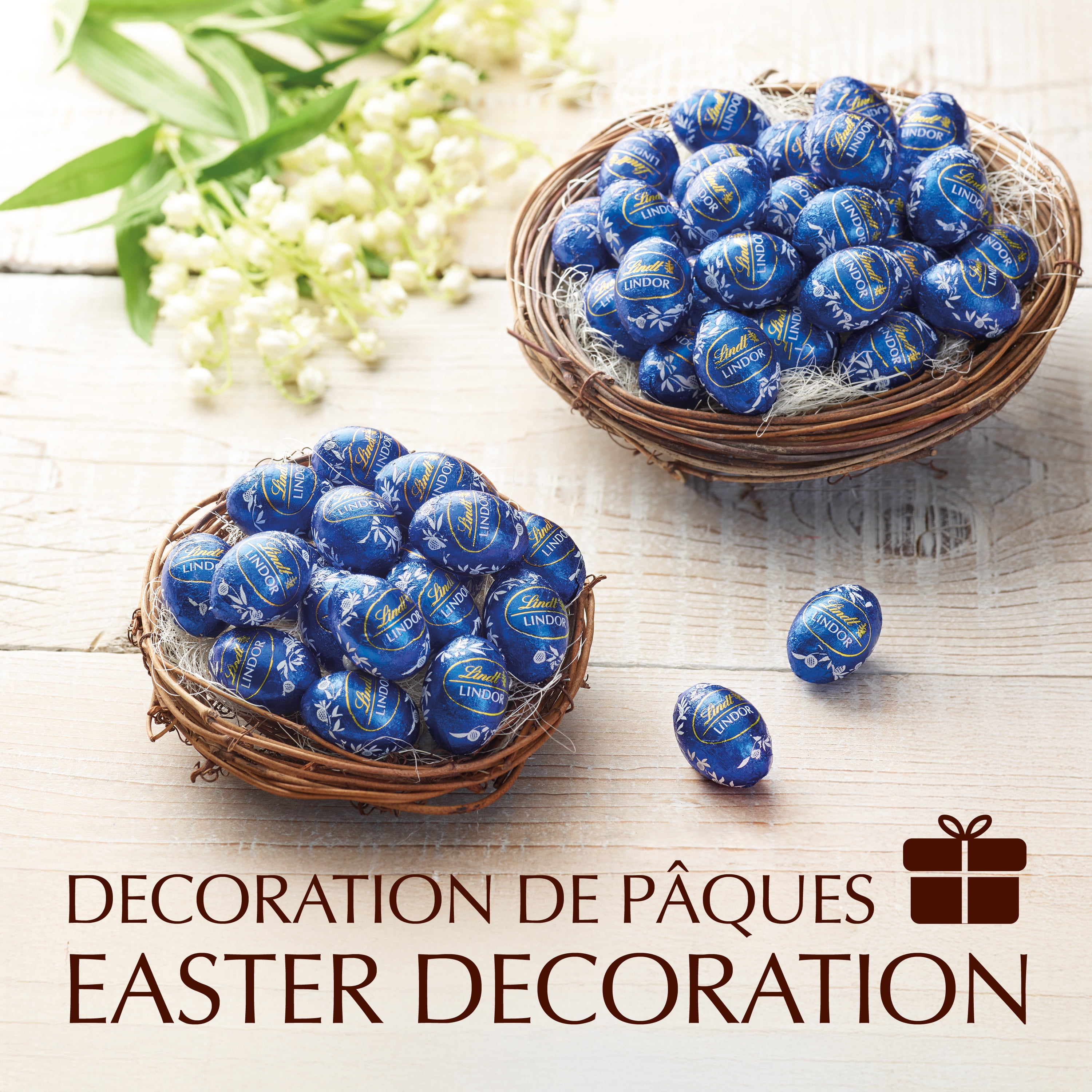 Lindt LINDOR Dark Chocolate Mini Eggs, 100g Bag, 100 g