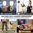 thumbnail image 4 of Dog Ear Muffs Noise Reduction Hood, Adjustable Waterproof Ear Protection Cover for Dogs, Calming Ear Wrap for Fireworks, Thunderstorms, Grooming, Bathing and Travel, S/M/L, 4 of 6