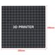 thumbnail image 2 of Ca de impresión de material acero de impresora 3D de 235 mm con adhesivo para Ender 3 shamjiam Plataforma de cama de calor de hoja, 2 of 9