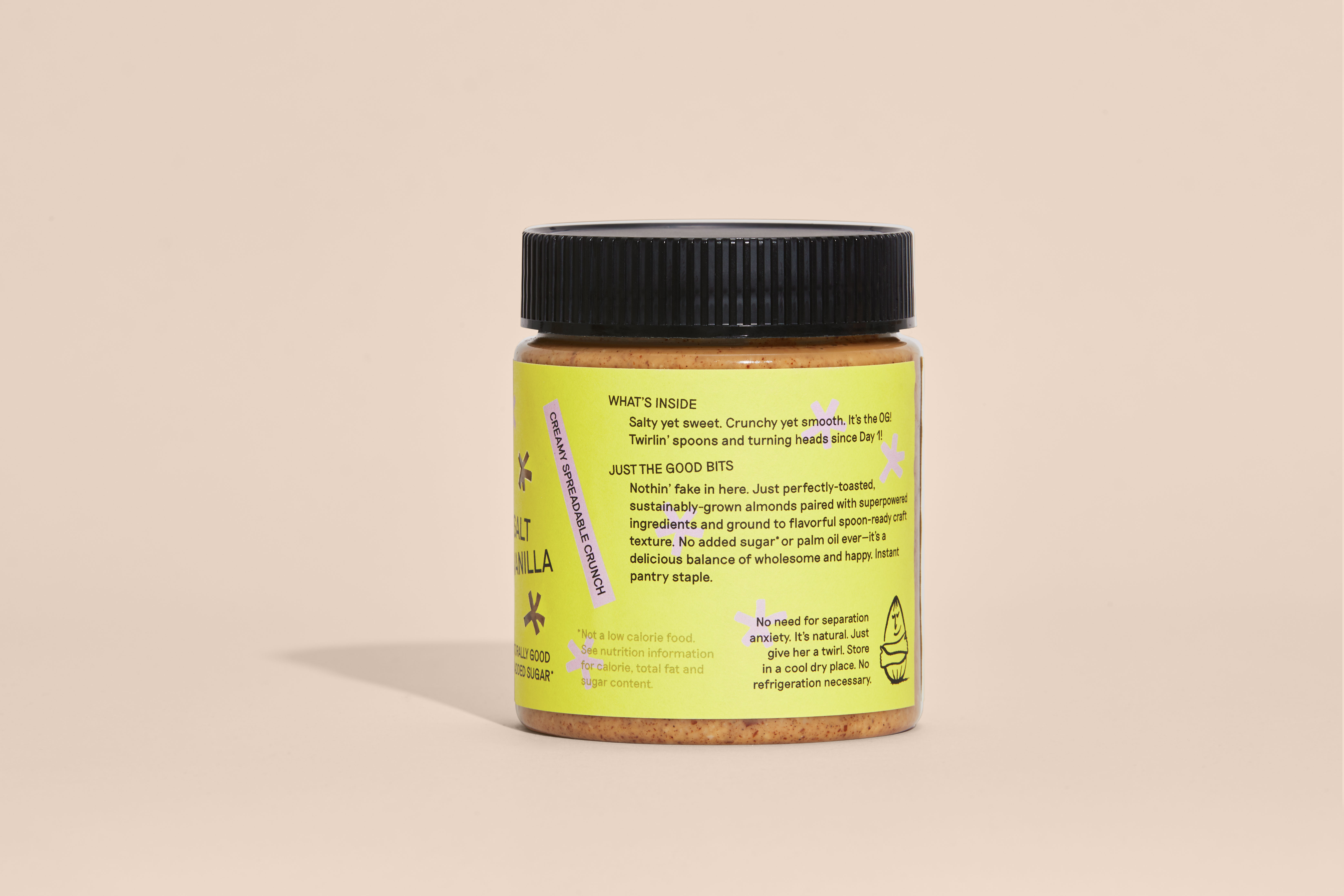 Revival Craft Almond Butter, No Sugar Added,  Vanilla Sea Salt, 10oz