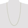 thumbnail image 4 of Diamond2Deal 10k Yellow Gold 1.25mm Spiga Chain Necklace for Women 30", 4 of 5