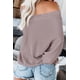 thumbnail image 2 of Jersey ReachMe de punto holgado con hombros descubiertos para mujer, 2 of 4
