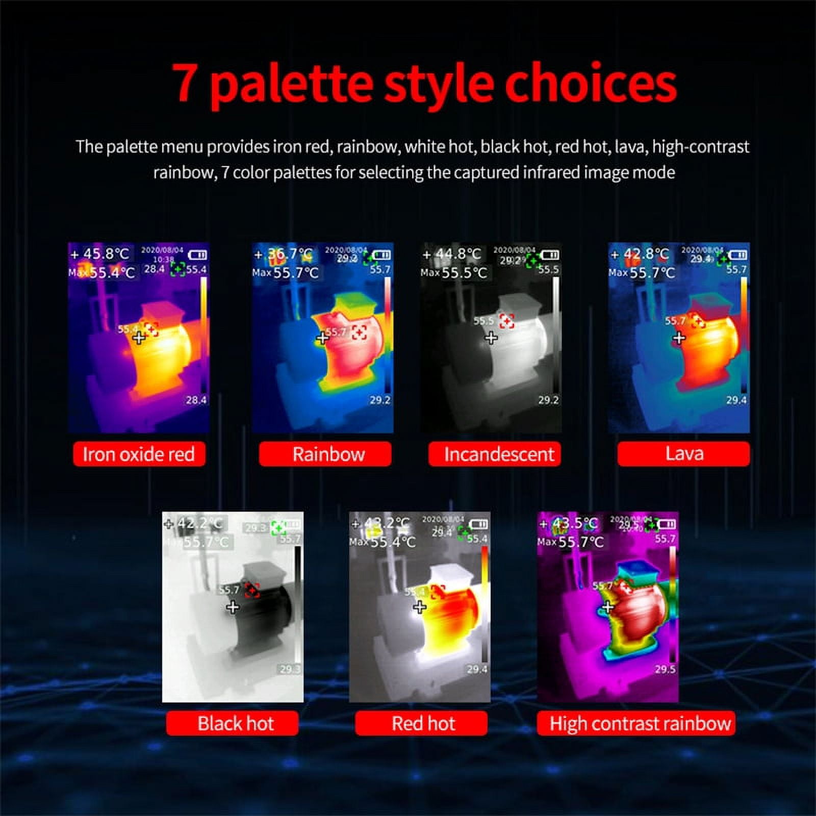 A-BF UTi260B Infrared Thermal Imager -15~550C Industrial Thermal Imaging Camera Handheld USB Infrared Thermometer 256*192 pixels
